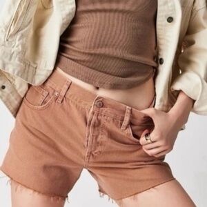 WE THE FREE By Free People: “Ivy” Mid-Rise Shorts… NWT
